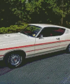 White Ford Torino Diamond Painting