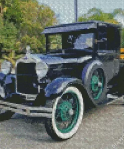 Black 1929 Ford Model A Diamond Painting