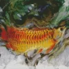 Abstract Arowana Diamond Painting