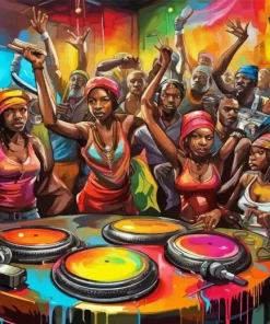 African Party Diamond Painting