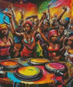 African Party Diamond Painting