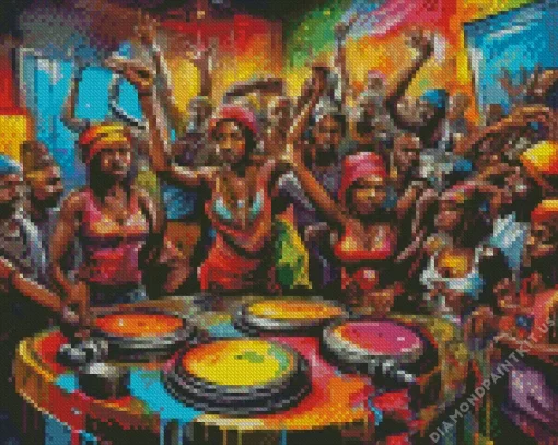 African Party Diamond Painting