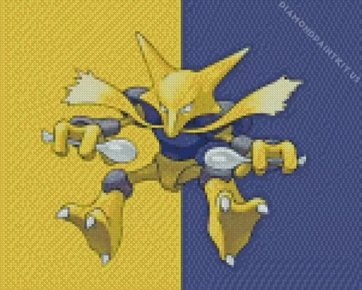 Alakazam Pokemon Diamond Painting