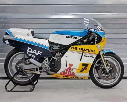 Classic Barry Sheene Suzuki Diamond Painting