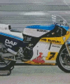 Classic Barry Sheene Suzuki Diamond Painting