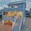 Beach Cabin Diamond Painting