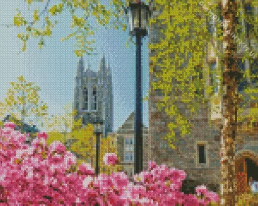 Boston College Building Diamond Painting