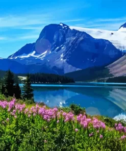 Bow Lake Canada Diamond Painting