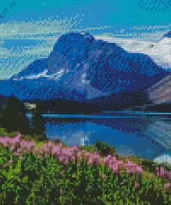 Bow Lake Canada Diamond Painting