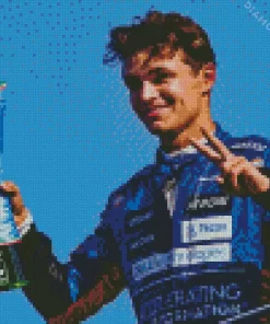 British Lando Norris Diamond Painting