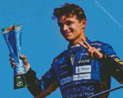 British Lando Norris Diamond Painting