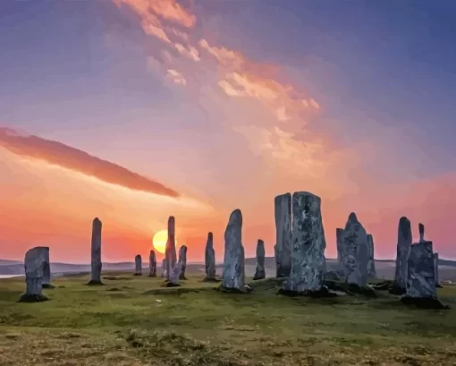 Callanish Village Diamond Painting