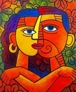 Cubism Couple Art Diamond Painting