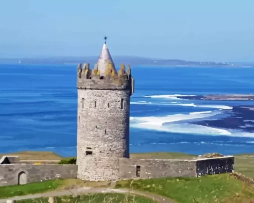 Doonagore Castle Ireland Diamond Painting