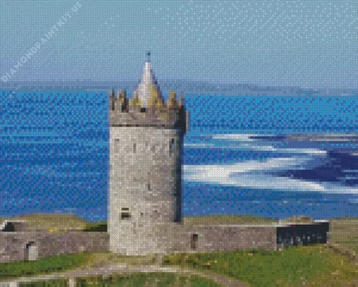 Doonagore Castle Ireland Diamond Painting