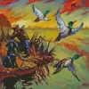 Duck Hunting Diamond Painting