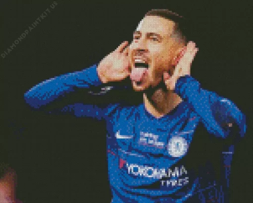 Eden Hazard Footballer Diamond Painting