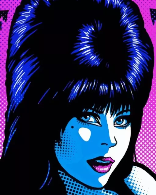 Elvira Pop Art Diamond Painting