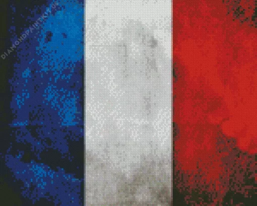 French Flag Colors Diamond Painting