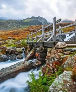 Glyder Fawr Snowdon Diamond Painting