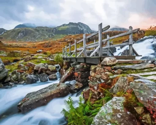 Glyder Fawr Snowdon Diamond Painting