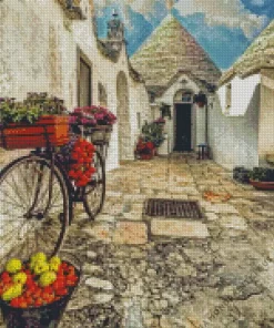 Italy Alberobello Town Diamond Painting