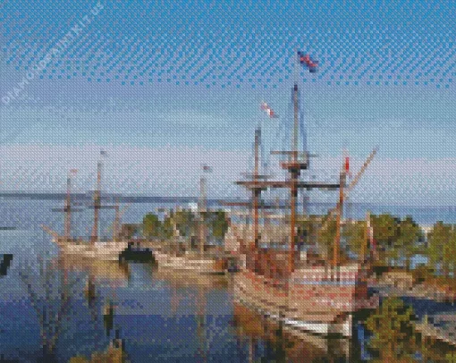 Jamestown Virginia Diamond Painting