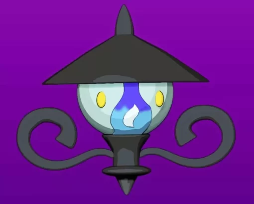 Lampent Pokemon Diamond Painting