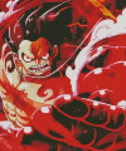 Luffy Gear Diamond Painting