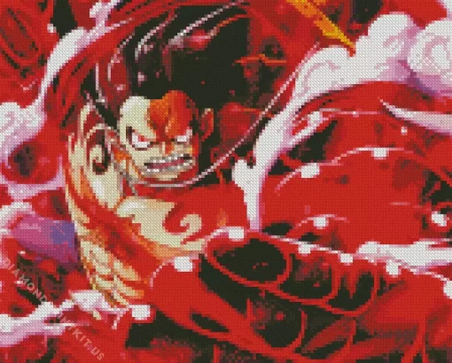 Luffy Gear Diamond Painting