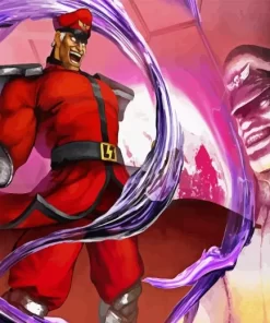 M Bison Character Diamond Painting