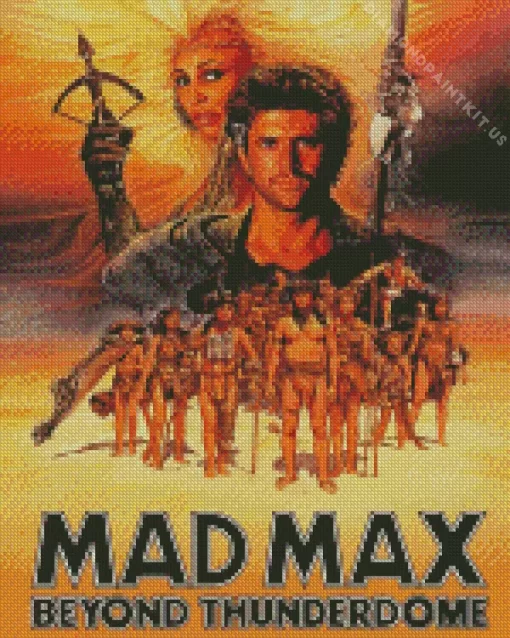 Mad Max Beyond Thunderdome Poster Diamond Painting