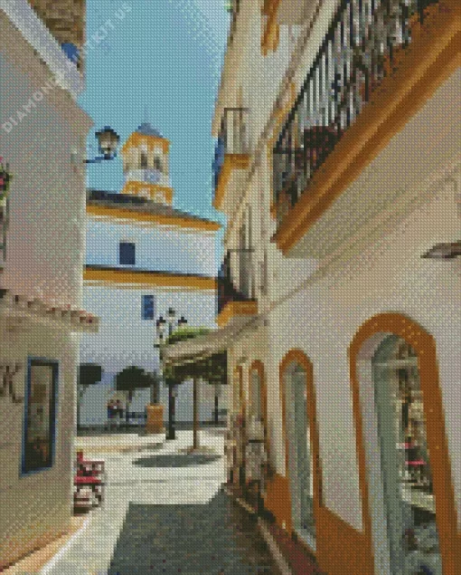 Old Town Marbella Diamond Painting