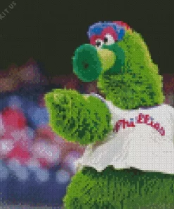 Philadelphia Phanatic Mascot Diamond Painting