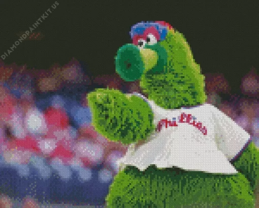 Philadelphia Phanatic Mascot Diamond Painting