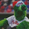 Phillie Phanatic Mascot Diamond Painting