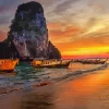 Phra Nang Beach Sunset Diamond Painting