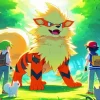 Pokemon Character Arcanine Diamond Painting