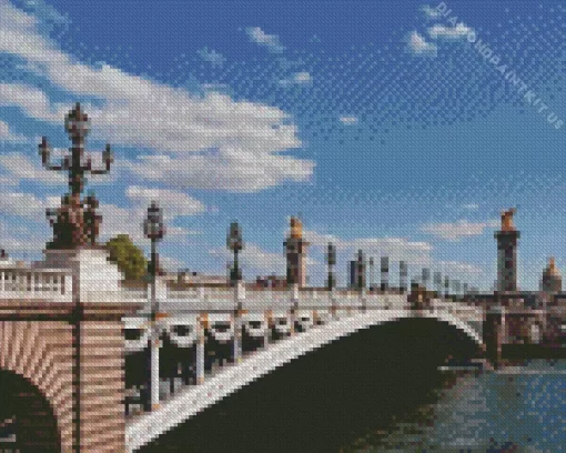 Pont Alexandre Bridge Diamond Painting