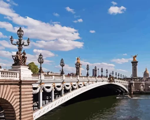 Pont Alexandre Bridge Diamond Painting