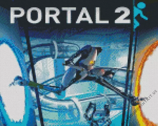 Portal Video Game Diamond Painting