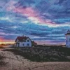 Race Point Lighthouse with Sunset Diamond Painting