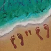 Sea Foot Print Diamond Painting