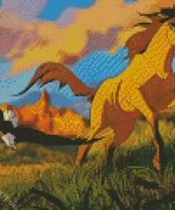 Spirit Horse Character Diamond Painting