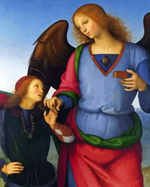 The Archangel Raphael with Tobias Diamond Painting