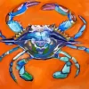 The Blue Crab Diamond Painting