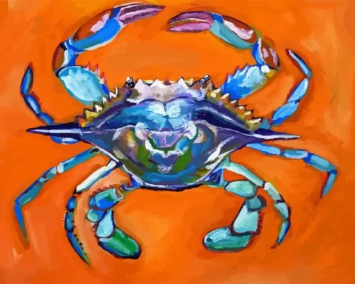 The Blue Crab Diamond Painting