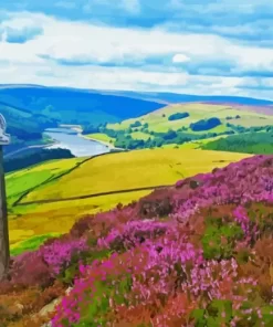 UK Peak District Stanage Edge Diamond Painting