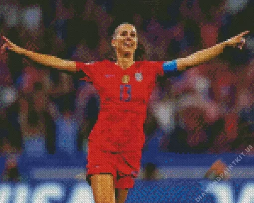 Alex Morgan Player Diamond Painting