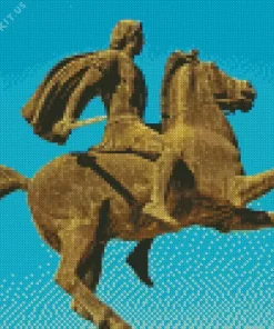 Alexander the Great Statue Diamond Painting